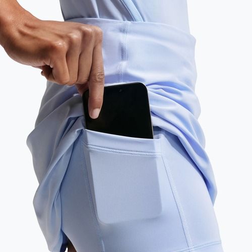 Fustă de tenis Nike Victory Dri-Fit Straight Pleated hydrogen blue/hydrogen blue/white