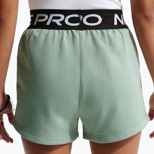 Pantaloni scurți pentru copii Nike Pro Fleece Dri-Fit steam/steam/black/white