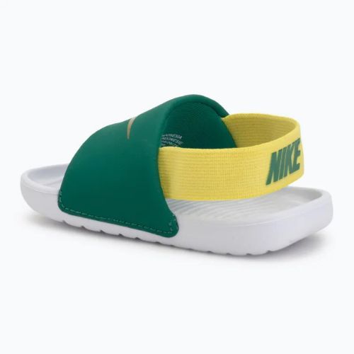 Șlapi pentru copii Nike Kawa malachite/sonic yellow