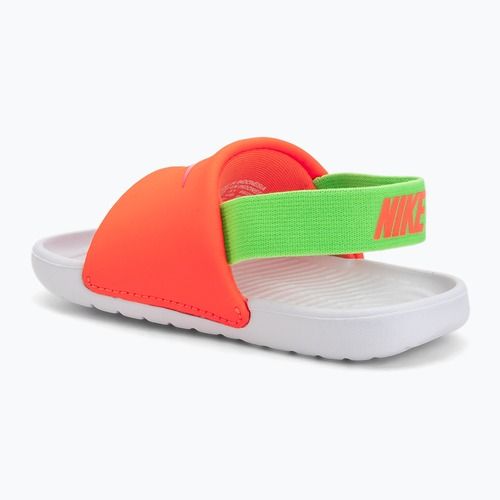 Șlapi pentru copii Nike Kawa total orange/green strike