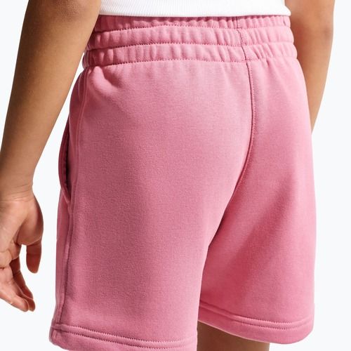 Pantaloni scurți pentru copii Nike Sportswear Club Fleece peony/peony/white