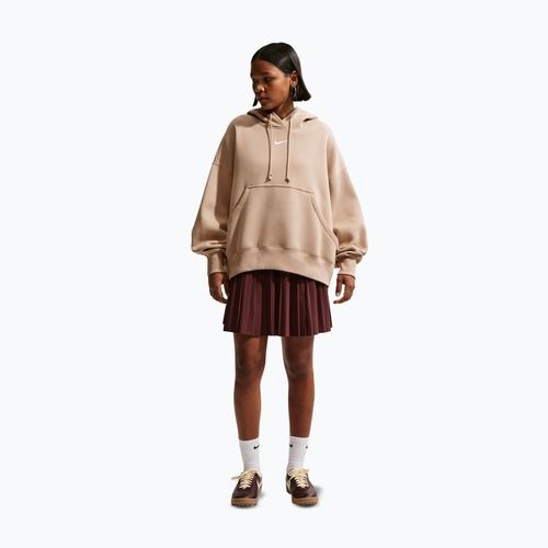 Bluză pentru femei Nike Sportswear Phoenix Fleece Oversized linen/sail