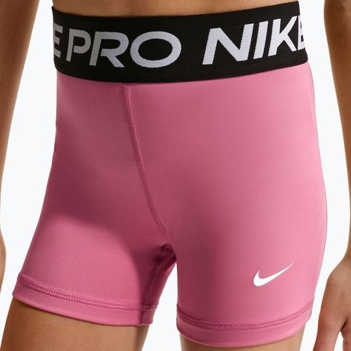 Pantaloni scurți pentru copii Nike Pro peony/white