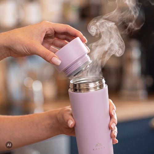 Cană termică Kadva 360 ClickDrink Pink