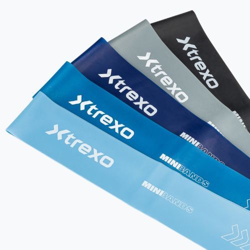 Set de benzi pentru antrenament antrenament  XTREXO 5 Mini Power Band resistance band 5 pcs. multicolor