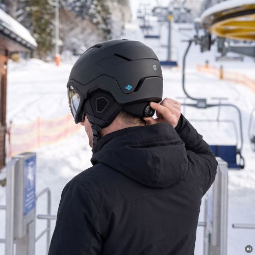 Cască de schi ATTABO Avens 3.0 Visor ERT Czarny