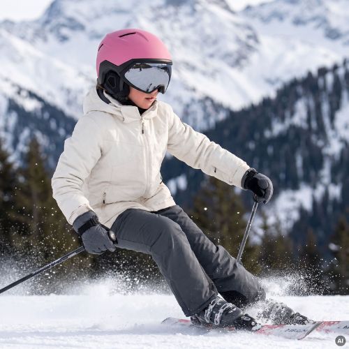 Cască de schi pentru copii ATTABO Avens 3.0 Jr Visor ERT Pink