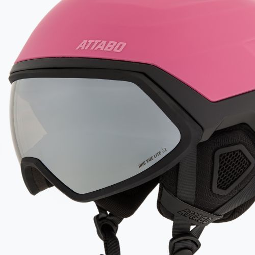 Cască de schi pentru copii ATTABO Avens 3.0 Jr Visor ERT Pink
