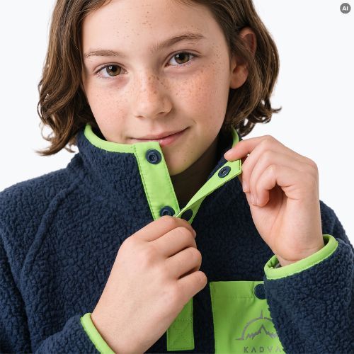 Hanorac fleece pentru copii KADVA RODIA JR albastru