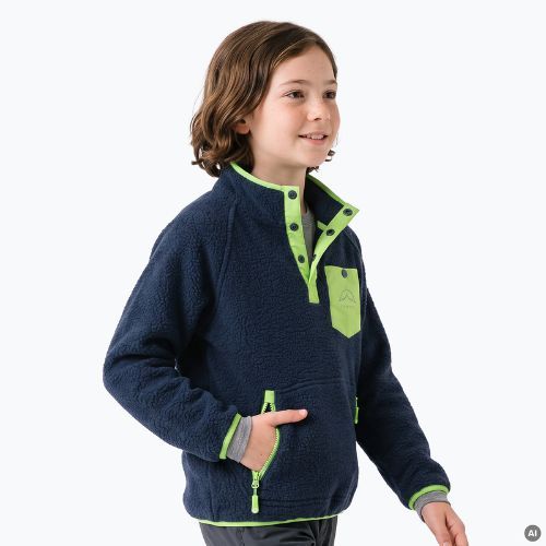 Hanorac fleece pentru copii KADVA RODIA JR albastru