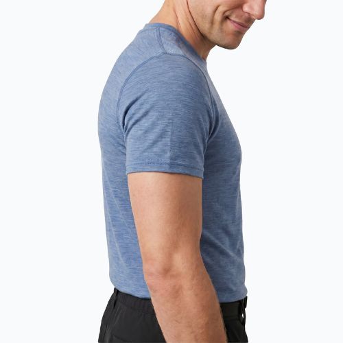 Tricou termic bărbați WOOLCANO Merino 100% TEE0546 albastru