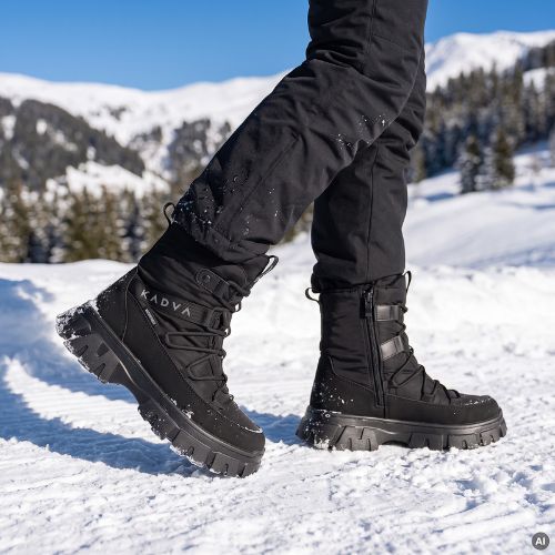 Ghete pentru femei KADVA BIGRA HG WP WMNS Black