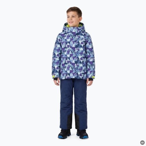 Set complet de schi pentru copii KADVA Skiki KDG WP 5K/3K albastru închis