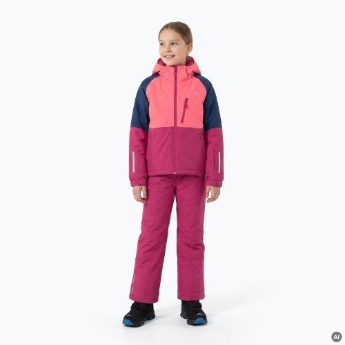 Set complet de schi pentru copii KADVA Blizzy JR roz