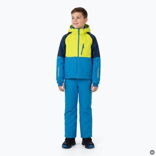 Set complet de schi pentru copii KADVA Blizzy JR albastru închis