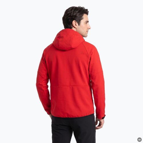 Hanorac trekking pentru bărbați KADVA Arix WP 5K/3K softshell hibrid roșu