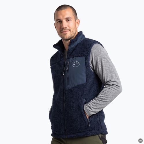 Vestă fără mâneci pentru bărbați KADVA RODVIK VEST bleumarin