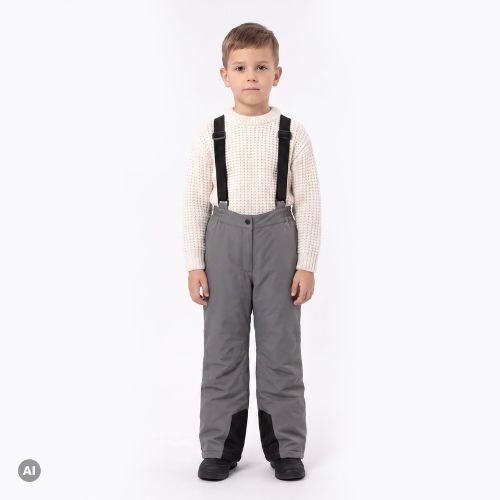 Pantaloni de schi pentru copii KADVA Moky JR WP 8K/5K argintiu