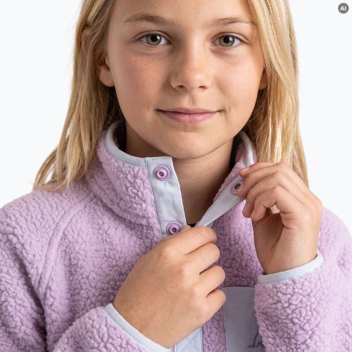 Hanorac fleece pentru copii KADVA RODIA JRG mov