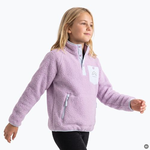 Hanorac fleece pentru copii KADVA RODIA JRG mov
