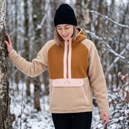 Bluza polară damă KADVA RODIA WMNS bej