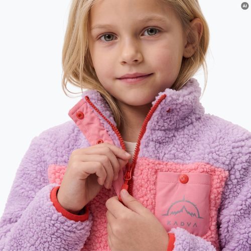 Hanorac fleece pentru copii KADVA RODVIK KDG roz