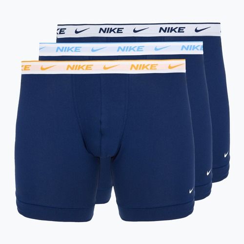 Boxeri pentru bărbați Nike Essential Cotton Stretch 3 pairs blue graphite