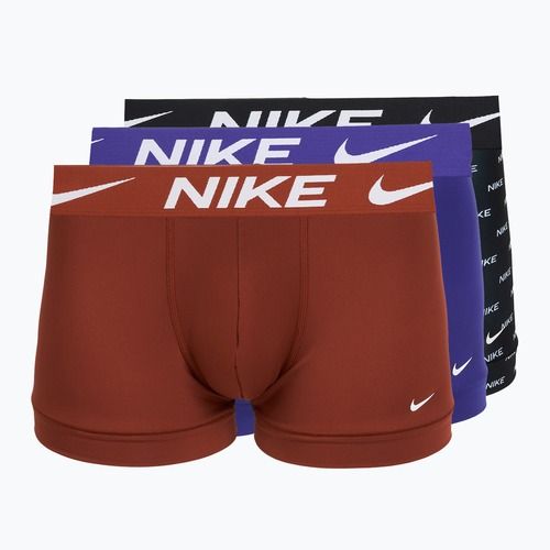 Boxeri pentru bărbați Nike Dri-Fit Essential 3 pairs black nike print/mars stone/deep night