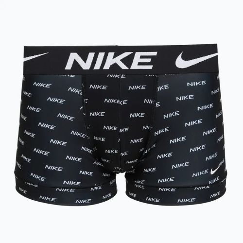 Boxeri pentru bărbați Nike Dri-Fit Essential 3 pairs black nike print/mars stone/deep night