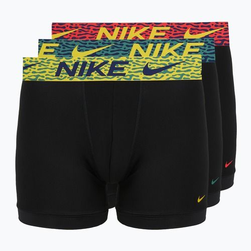 Boxeri pentru bărbați Nike Dri-Fit Essential Micro 3 pairs blklightcrimson/ brightcitron/evergreenaur