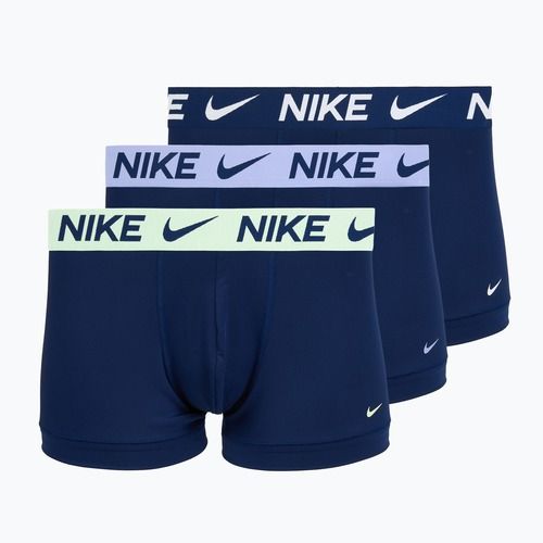 Boxeri pentru bărbați Nike Dri-Fit Essential Micro Trunk 3 pairs navy