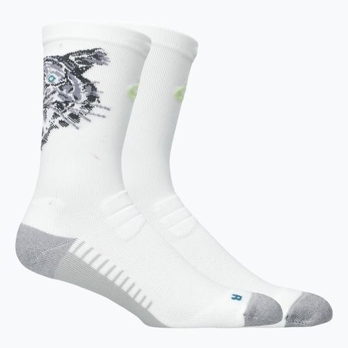 Șosete ASICS Performance Run Crew brilliant white/illuminate yellow/f.eal