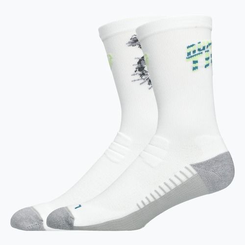 Șosete ASICS Performance Run Crew brilliant white/illuminate yellow/f.eal