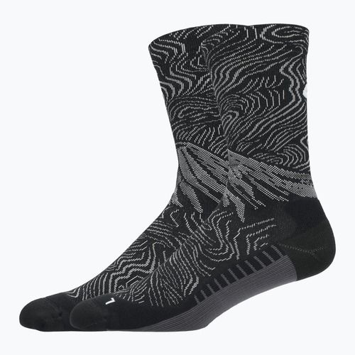 Șosete ASICS Fujitrail Graphic Crew black/cloud grey