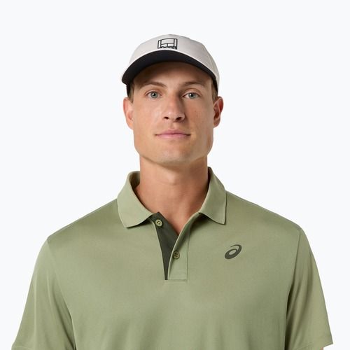 Tricou polo pentru bărbați ASICS Court Polo khaki green