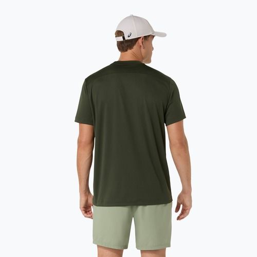 Tricou de tenis pentru bărbați ASICS Court Top vintage khaki