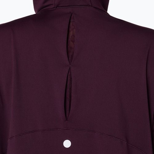 Bluză pentru femei de alergare ASICS Nagino Run Winter Hoodie dark aubergine
