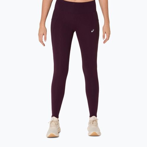 Colanți de alergare pentru femei ASICS Nagino Run dark aubergine