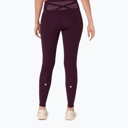 Colanți de alergare pentru femei ASICS Nagino Run dark aubergine