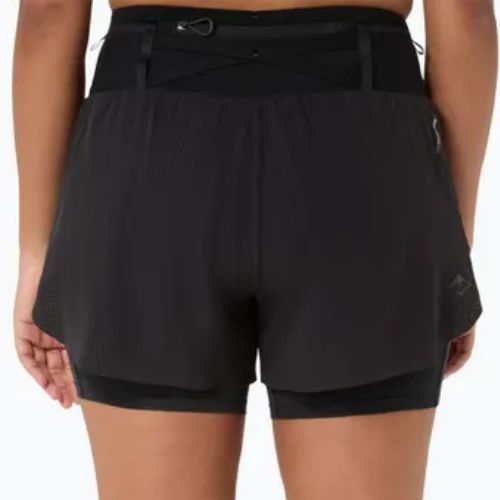 Pantaloni scurți de alergare pentru femei ASICS Fujitrail Elite performance black