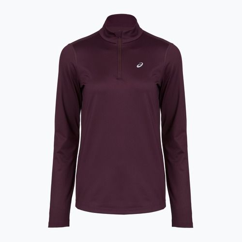 Longsleeve de alergare pentru femei ASICS Core 1/2 Zip Winter Top dark aubergine