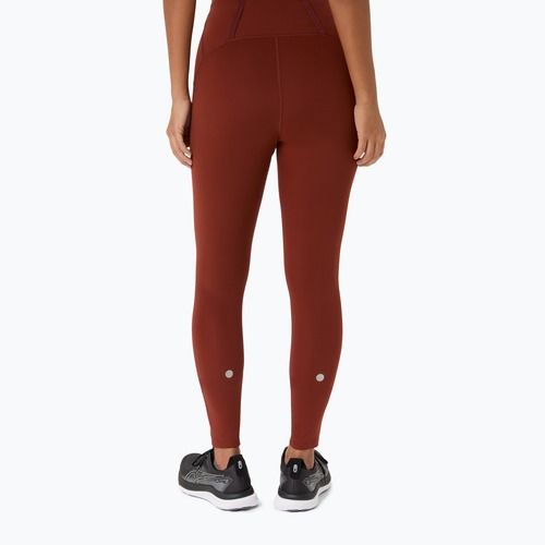 Colanți de alergare pentru femei ASICS Road Winter High Waist singed red