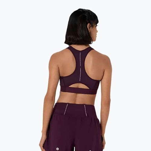Sutien de antrenament ASICS Road Compression dark aubergine