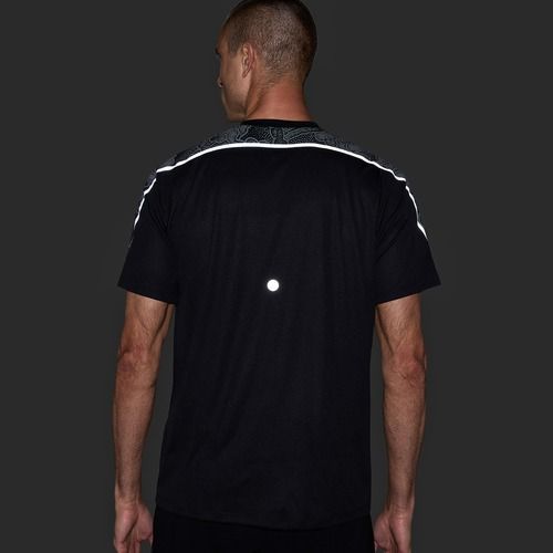 Tricou de alergare pentru bărbați ASICS Road Lite-Show Top Performance Black