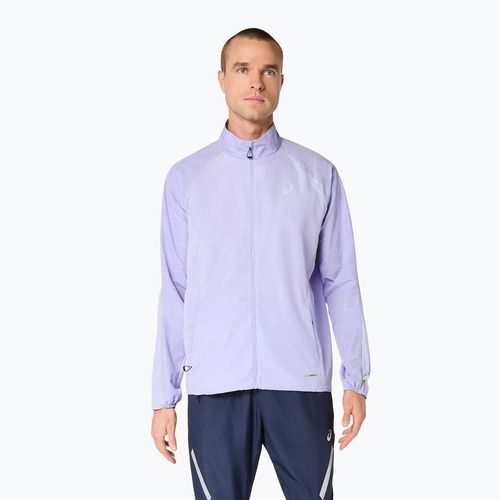 Geacă de alergare pentru bărbați ASICS Road Lite-Show Jacket vapor
