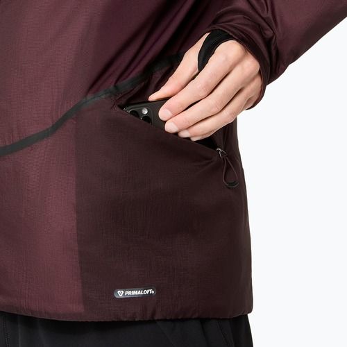 Geacă de alergare pentru bărbați ASICS Road Winter Jacket dark currant