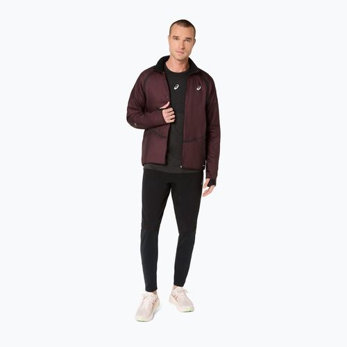 Geacă de alergare pentru bărbați ASICS Road Winter Jacket dark currant