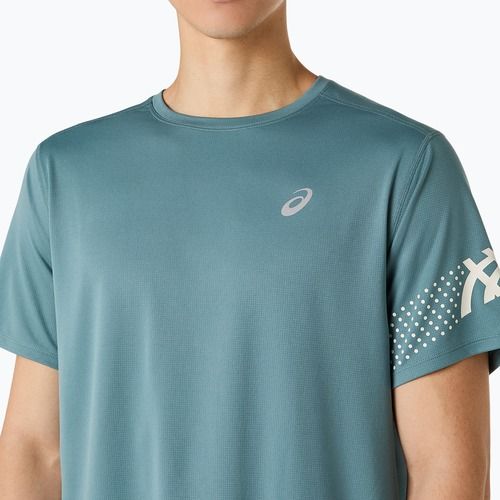 Tricou de alergare pentru bărbați ASICS Icon foggy teal