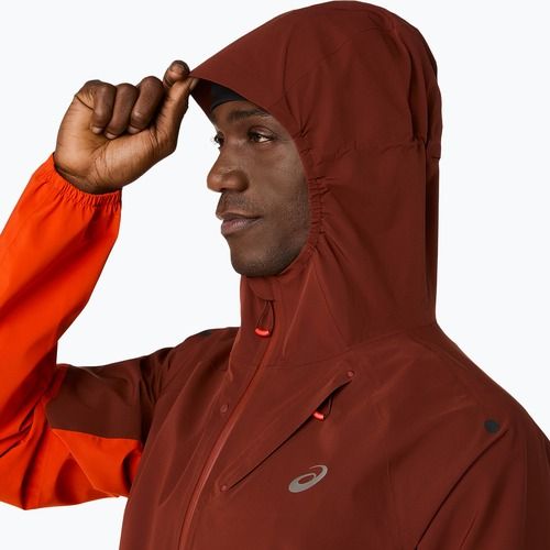 Geacă de alergare pentru bărbați ASICS Metarun Legend Jacket cherry tomato/singed red
