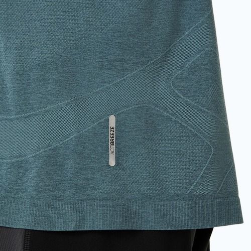 Longsleeve pentru alergare bărbați ASICS Road Seamless teal cețos